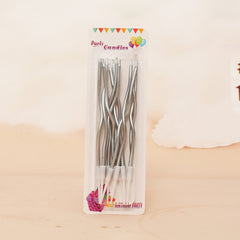 Colorful Bday Candles 12ct Party Golden Pencil Cake Baking