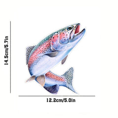Rainbow Trout Fish Car Sticker Decals