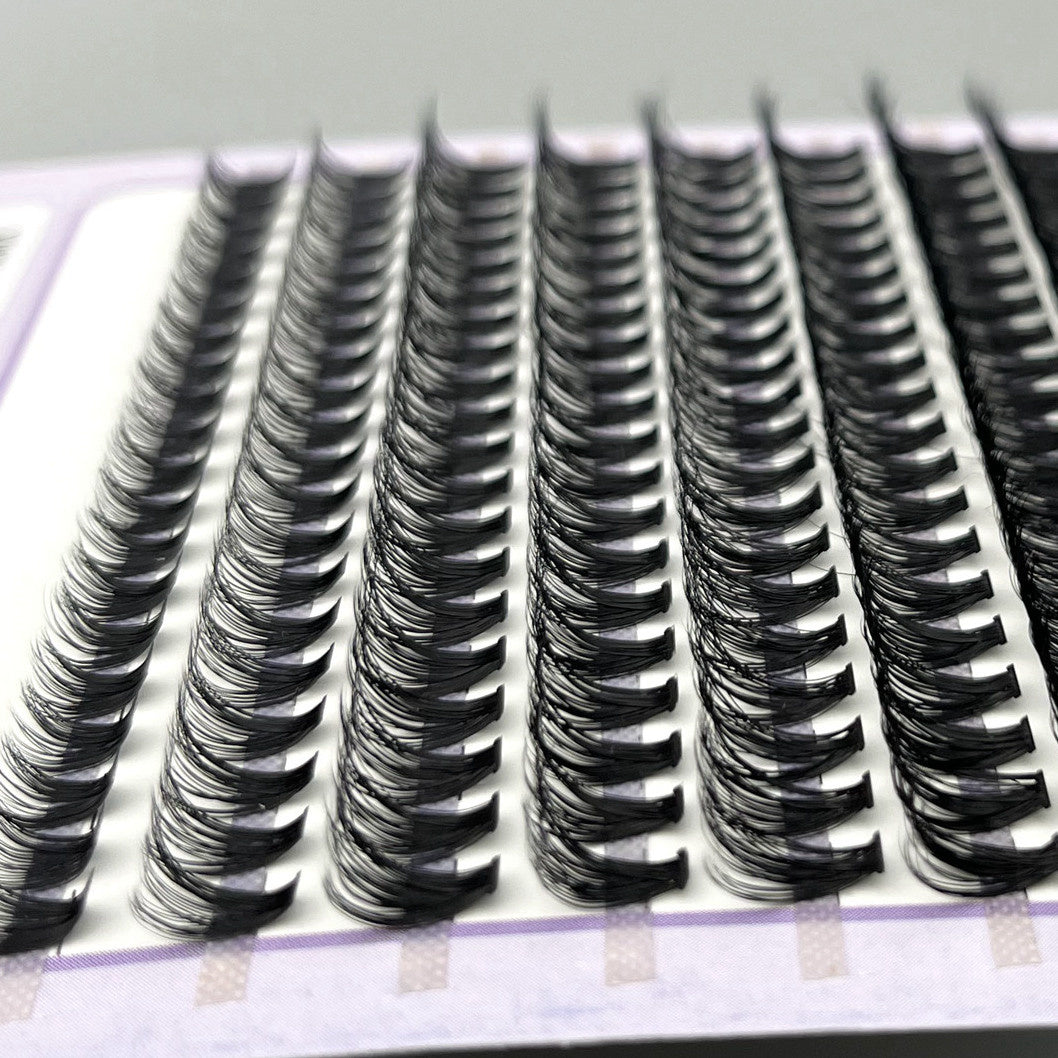 280Pcs Cluster Individual Eyelashes D Curling Mix 9-16mm Extensions DIY