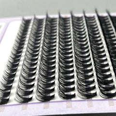 280Pcs Cluster Individual Eyelashes D Curling Mix 9-16mm Extensions DIY