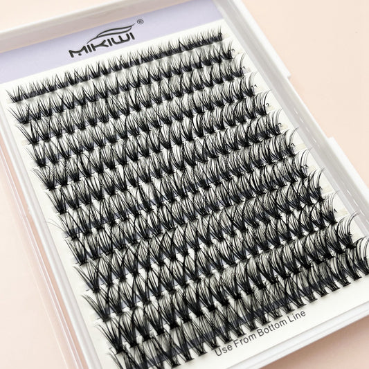 240pcs 10D-40D Cluster Lashes D Curling Individual DIY Eyelash Extension