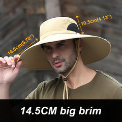 Sun Hat Boonie Hat UV Protection Wide Brim Fishing Hat