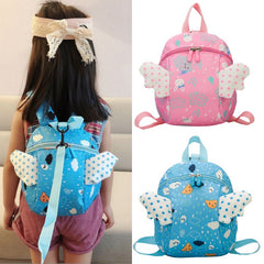 Kid's Angel Wings Backpack with Anti-lost Traction Rope