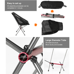 Lightweight Aluminum Beach Chair for Camping & Picnics