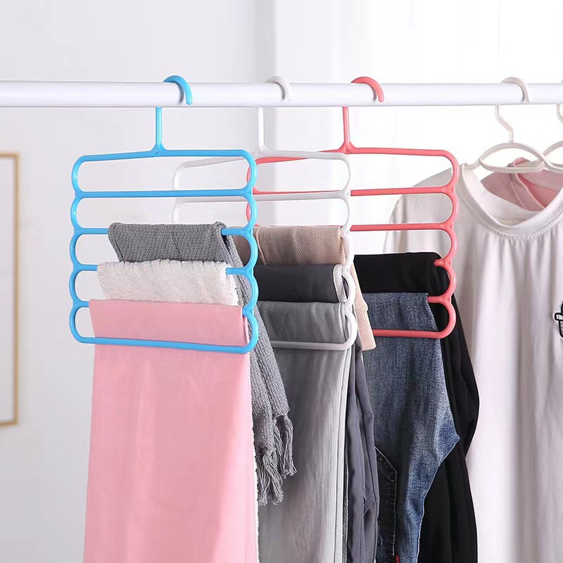 Space Saving Pants Hanger for Trousers Skirts Scarves