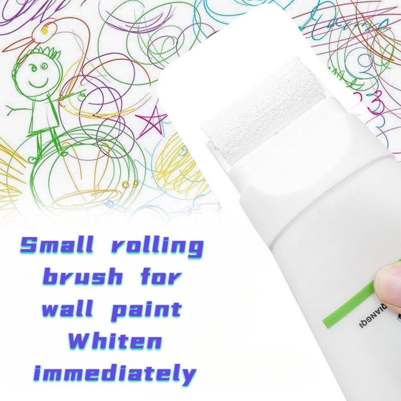 Small Roller Brush for Wall Paint Repair & Graffiti Covering