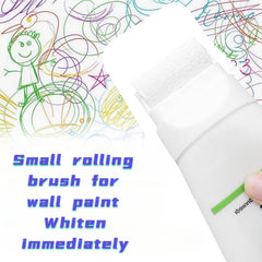 Small Roller Brush for Wall Paint Repair & Graffiti Covering