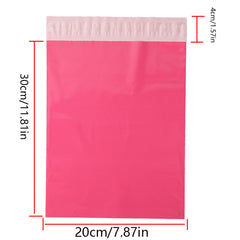10pcs Rose Pink Waterproof Express Bags for Clothing