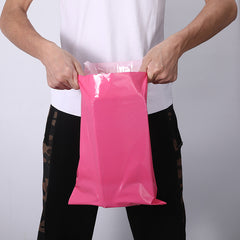 10pcs Rose Pink Waterproof Express Bags for Clothing