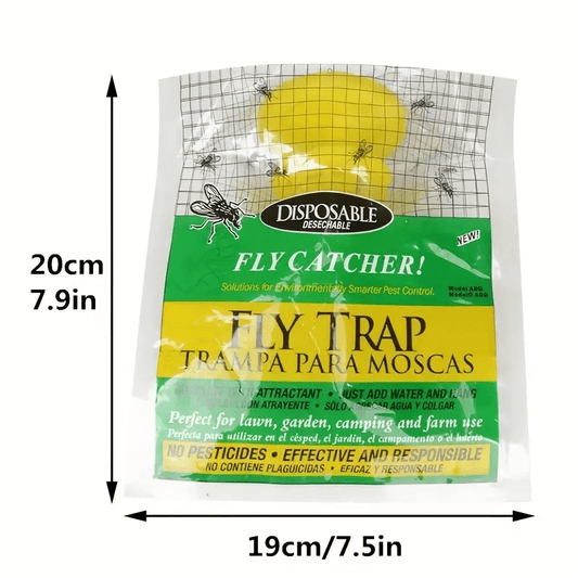 Outdoor Disposable Hanging Fly Trap With Bait Fly Trap