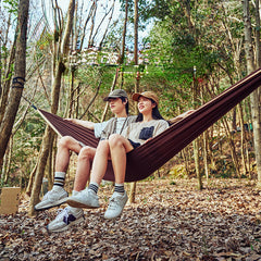 Portable Thick Camping Hammock for Outdoor Couple Date