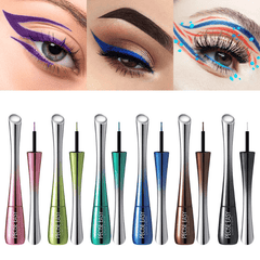 Colorful Eyeliner Pen Waterproof Liquid Pink Yellow Purple Matte