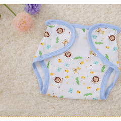 Washable Reusable Diaper Cartoon Cloth Diapers for 0-24M