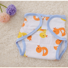 Washable Reusable Diaper Cartoon Cloth Diapers for 0-24M