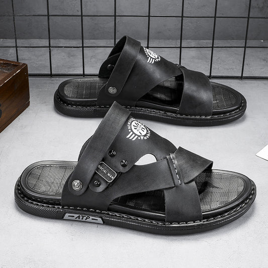 Men's Slide Sandals Casual Outdoor Walking Shoes - Assorted Colors