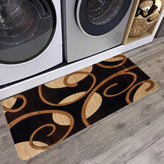 Geometric Pattern Kitchen Floor Mat Non-slip Door Mat