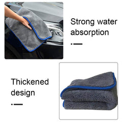 1200GSM Microfiber Car Wash Towel 40x40cm Coral Fleece Absorbent Drying Cloth