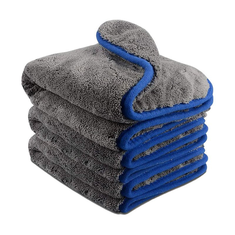 1200GSM Microfiber Car Wash Towel 40x40cm Coral Fleece Absorbent Drying Cloth