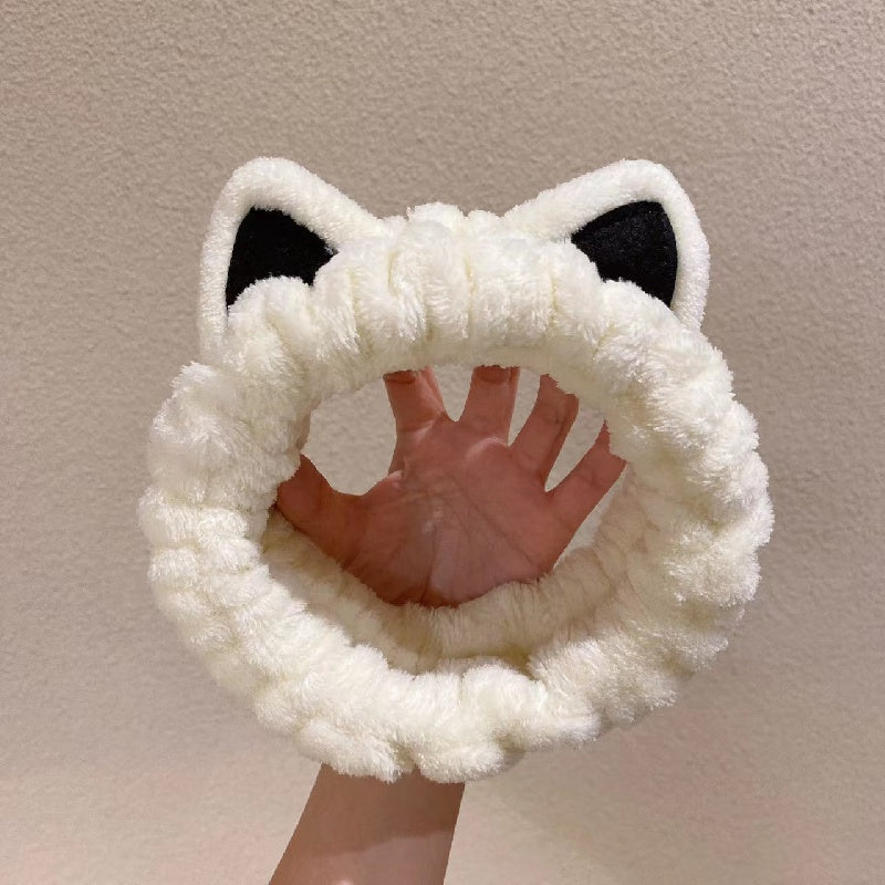 Bath Headband & Wristband Set for Spa & Skin Care