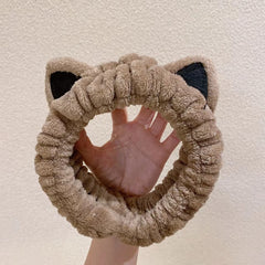 Bath Headband & Wristband Set for Spa & Skin Care