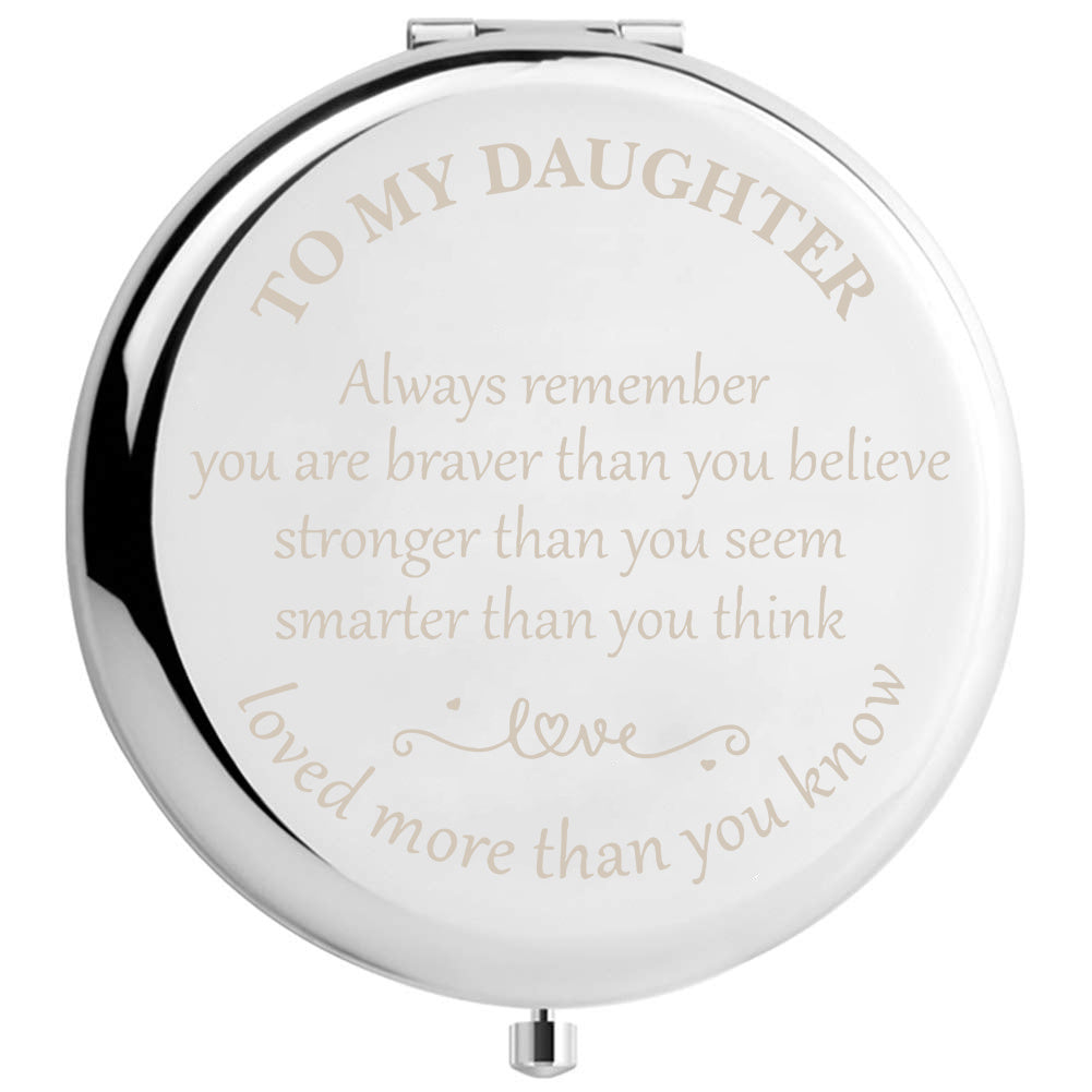 Personalized Compact Mirror for Women - Unique Mother's Birthday Gift