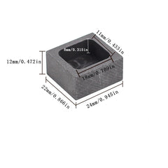 High Purity Graphite Tank for DIY Jewelry Casting