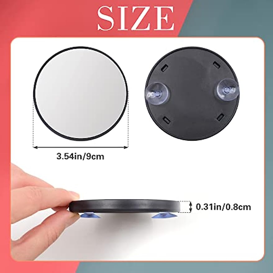 15X Magnifying Mirror Makeup Mirror With Suction Cup Round Mirror