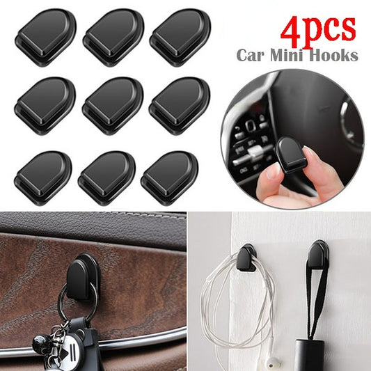 Car Hook Organizer Storage USB Cable Key Self Adhesive Wall Hook Hanger