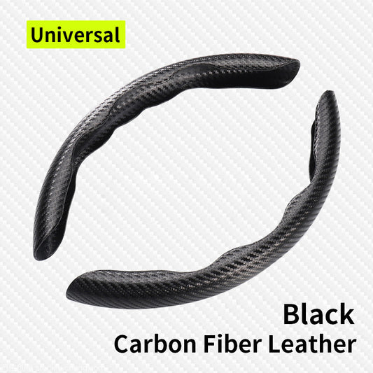 Car Steering Wheel Cover Carbon Fiber Sports Ultra thin Non slip Card Cover