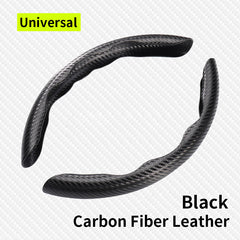 Car Steering Wheel Cover Carbon Fiber Sports Ultra thin Non slip Card Cover