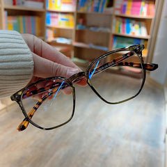 Retro Clear Lens Glasses Vintage Tortoiseshell Spectacles Frame