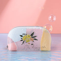 Figure Graphic Makeup Bag Portable Adorable Toiletry Bag For Girls And Women