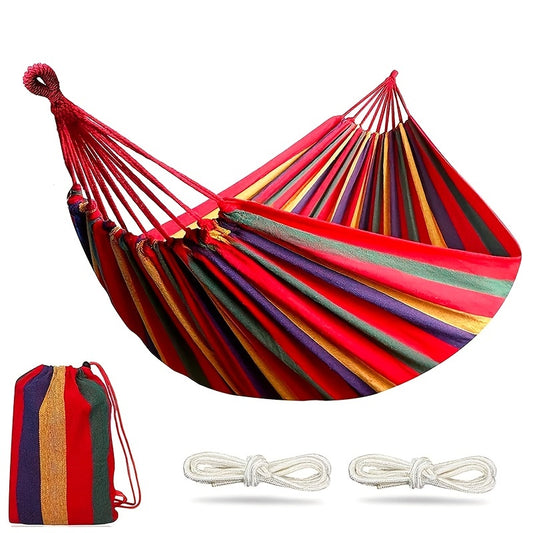 Portable Camping Hammock with Tree Straps - Holds Up To 450lbs