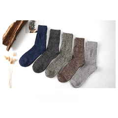 Men's Warm Thermal Crew Socks Breathable Comfy Casual Unisex Outdoor Socks