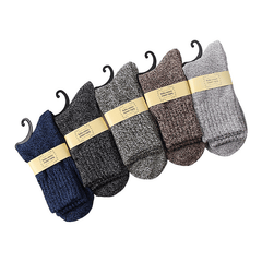 Men's Warm Thermal Crew Socks Breathable Comfy Casual Unisex Outdoor Socks