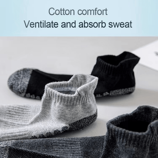 5 Pairs Thin Mesh Sports Socks Breathable Short Socks