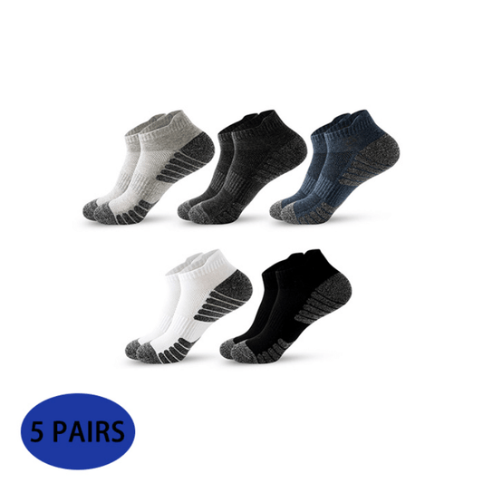 5 Pairs Thin Mesh Sports Socks Breathable Short Socks