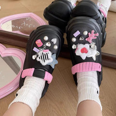 14pcs Stars Shoe Charms For Clogs Garden Shoes DIY Accessories