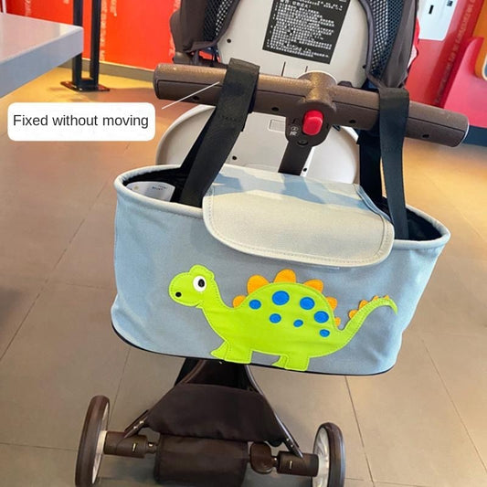 Cartoon Baby Stroller Storage Bag for Diapers & Bottles