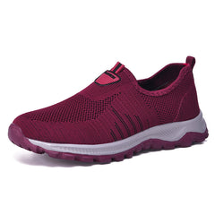 Women's Lightweight Knit Walking Shoes Slip on Casual Sneakers