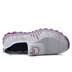 Women's Lightweight Knit Walking Shoes Slip on Casual Sneakers