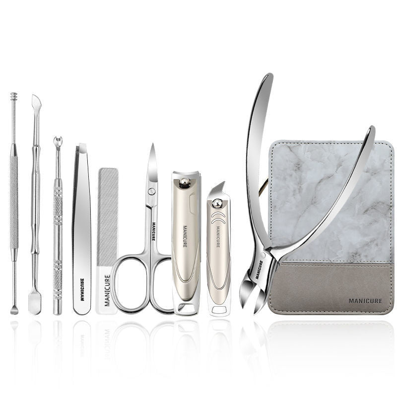 Professional 9-In-1 Nail Clippers Set with Storage Bag