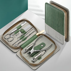 Professional 9-In-1 Nail Clippers Set with Storage Bag