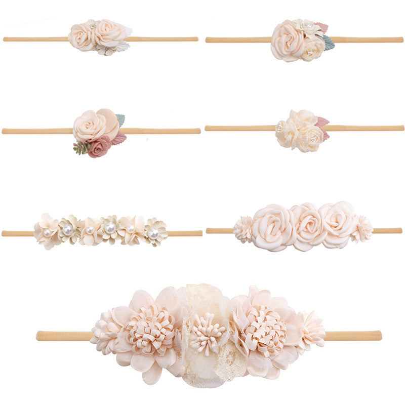 Cute Nylon Flower Headbands for Warm and Stylish Ears