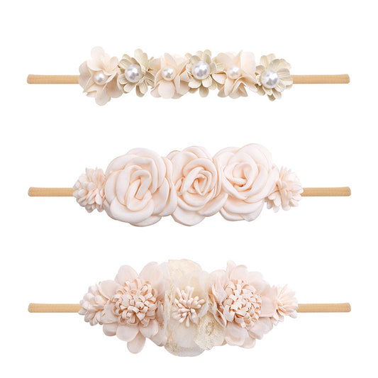 Cute Nylon Flower Headbands for Warm and Stylish Ears