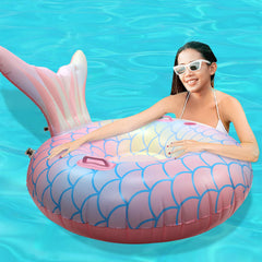 OLDPAPA Inflatable Pool Float Adults Swimming Lounge Raft Buoy