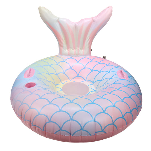 OLDPAPA Inflatable Pool Float Adults Swimming Lounge Raft Buoy