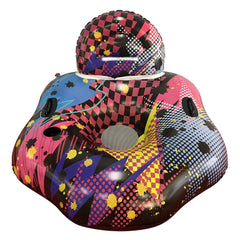 OLDPAPA Inflatable Pool Float Adults Swimming Lounge Raft Buoy
