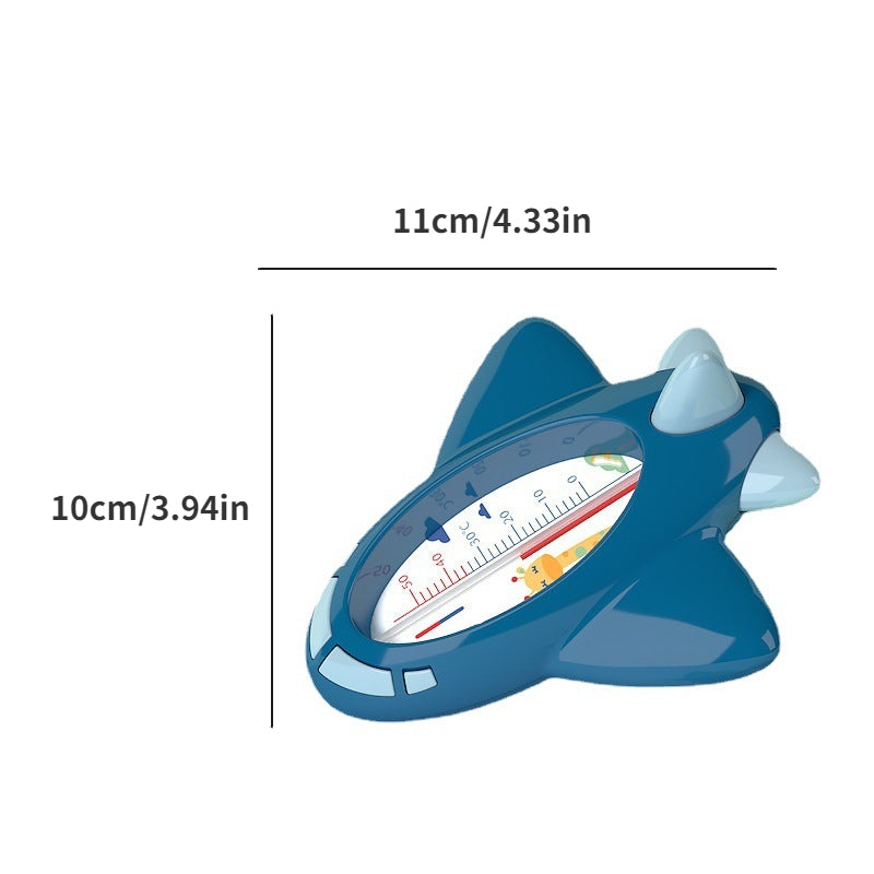 Dual Use Airplane Thermometer for Kids - Bath Time Fun