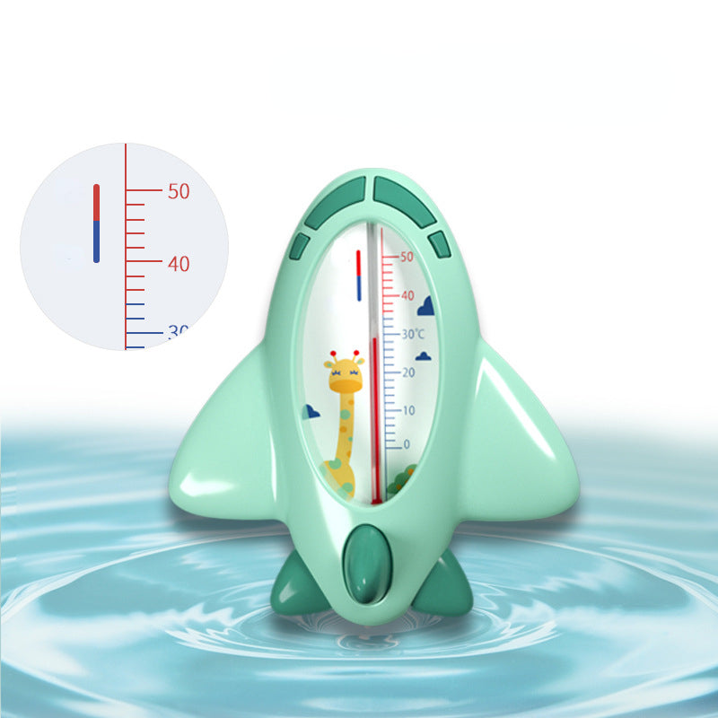 Dual Use Airplane Thermometer for Kids - Bath Time Fun